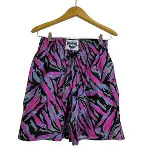 International Baggy Shorts Mens Size Large Pink Bodybuilding 90s 80s Beach Vtg